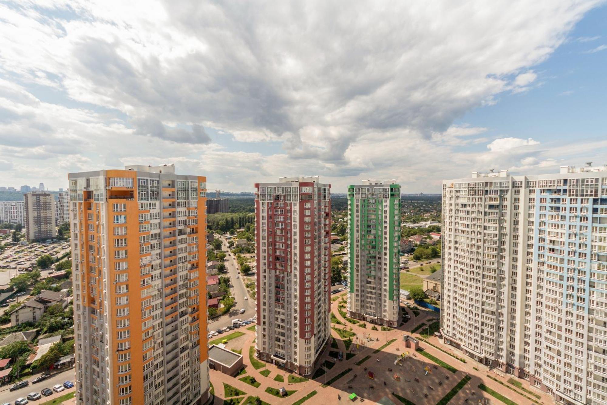 Dayflat Apartments On The Left Bank Kiew Exterior foto